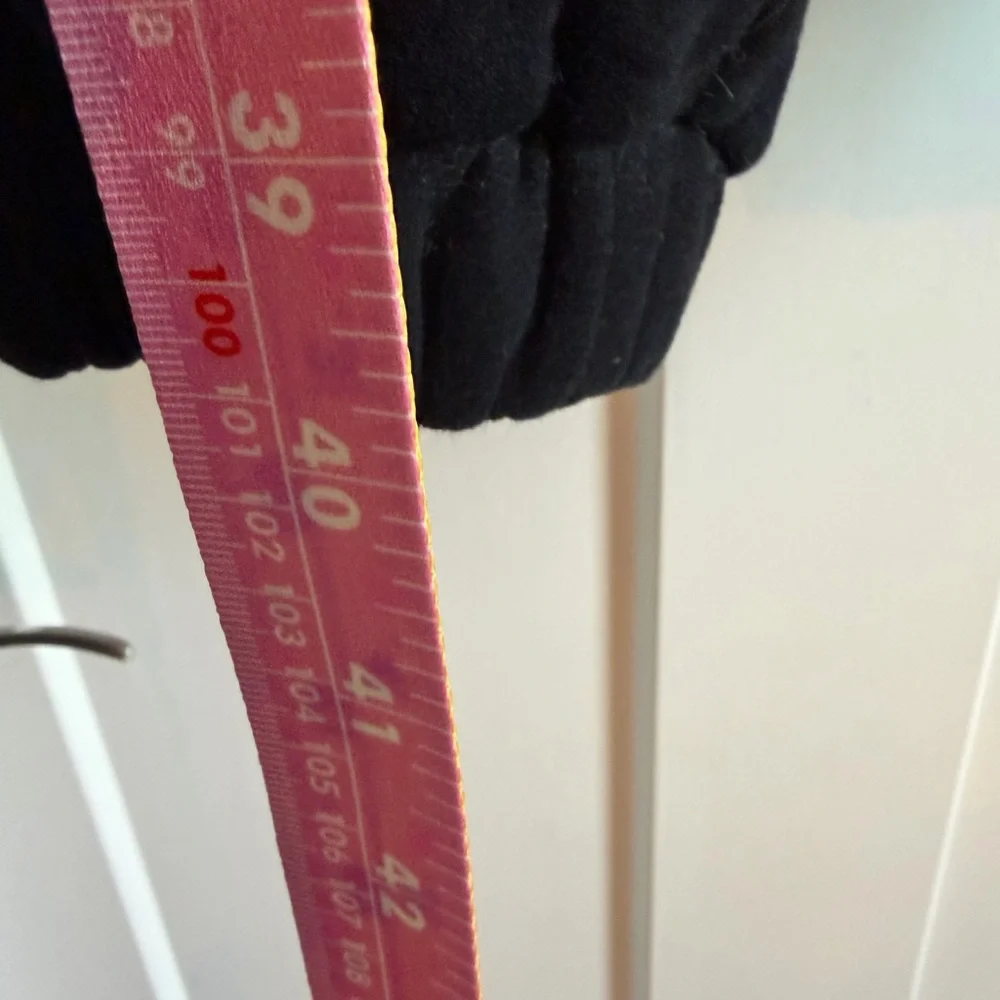 SET Black Comfrt Embroidered Black Unisex Hoodie & Sweats Like New 2 pc - Picture 10 of 11